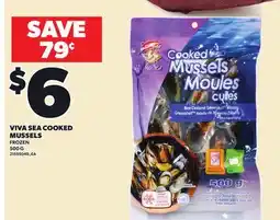 Loblaws VIVA SEA COOKED MUSSELS, 500 G offer