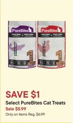 Petvalu Select PureBites Cat Treats offer