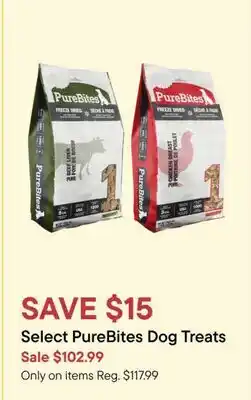 Petvalu Select PureBites Dog Treats offer