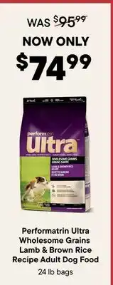 Petvalu Performatrin Ultra Wholesome Grains Lamb & Brown Rice Recipe Adult Dog Food offer