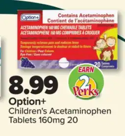 PharmaChoice Option + Children's Acetaminophen Tablets offer
