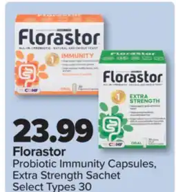 PharmaChoice Florastor Probiotic Immunity Capsules, Extra Strength Sachet offer