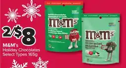 PharmaChoice M & M's Holiday Chocolates offer