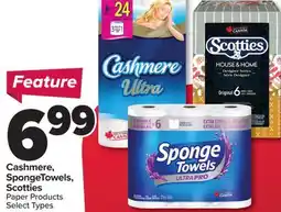 PharmaChoice Cashmere, SpongeTowels, Scotties Paper Products offer
