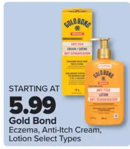 PharmaChoice Gold Bond Eczema, Anti-Itch Cream, Lotion offer
