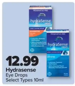 PharmaChoice Hydrasense Eye Drops offer