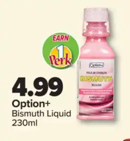 PharmaChoice Option+ Bismuth Liquid offer
