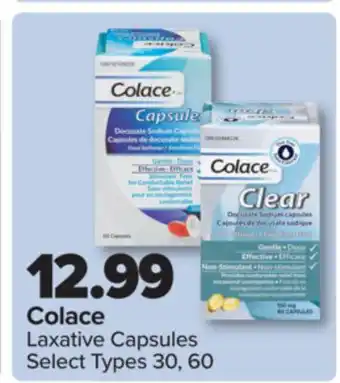 PharmaChoice Colace Laxative Capsules offer