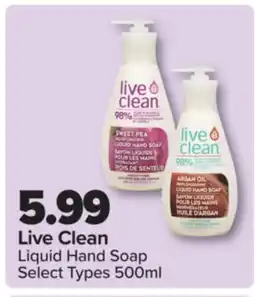 PharmaChoice Live Clean Liquid Hand Soap offer
