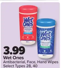 PharmaChoice Wet Ones Antibacterial, Face, Hand Wipes offer