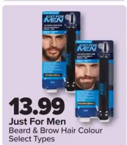 PharmaChoice Just For Men Beard & Brow Hair Colour offer