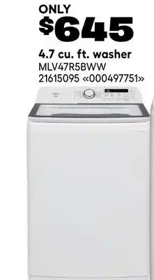 RONA MIDEA 4.7 cu. ft. washer offer