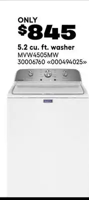 RONA 5.2 cu. ft. washer offer