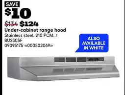 RONA Under-cabinet range hood offer
