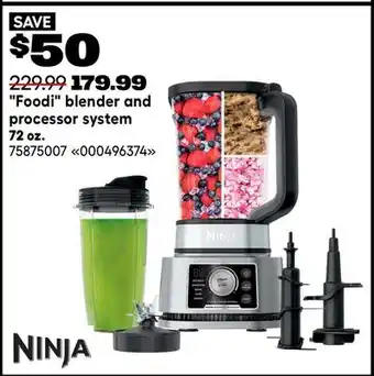RONA Foodi blender and processor system 72 oz offer