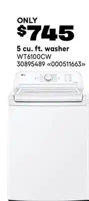 RONA 5 cu. ft. washer offer
