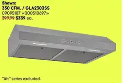 RONA BROAN NUTONE 350 CFM. / GLA2303SS offer