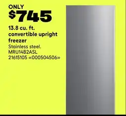 RONA MIDEA 13.8 cu. ft. convertible upright freezer offer
