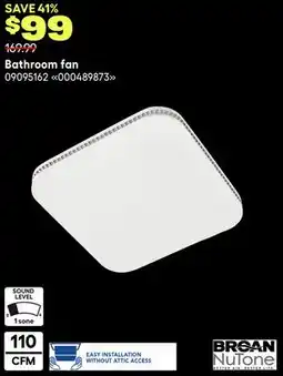 RONA Bathroom fan offer