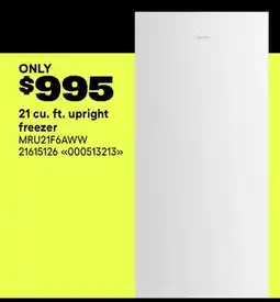 RONA MIDEA 21 cu. ft. upright freezer offer