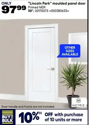 RONA Lincoln Park moulded panel door offer