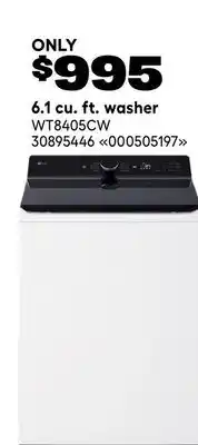 RONA LG 6.1 cu. ft. washer offer