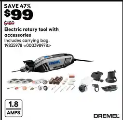 RONA Electric rotary tool with accessories offer