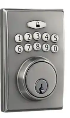RONA Electronic lock Satin nickel offer