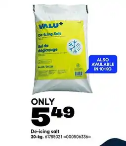 RONA De-icing salt offer