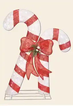 RONA Pre-lit candy canes, 45 offer