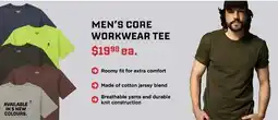 RONA MEN'S CORE WORKWEAR TEE offer