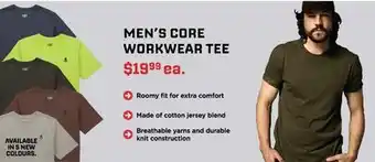 RONA MEN'S CORE WORKWEAR TEE offer