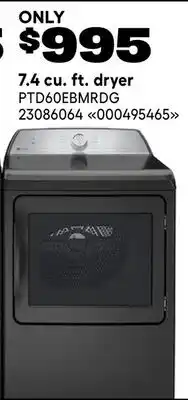 RONA GE Profile 7.4 cu. ft. dryer offer