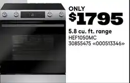 RONA 5.8 cu. ft. range offer
