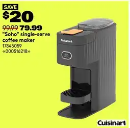 RONA Soho single-serve coffee maker offer