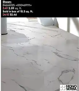 RONA MONO SERRA Cava Carrara Porcelain tiles offer