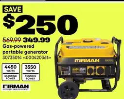 RONA Gas-powered portable generator offer