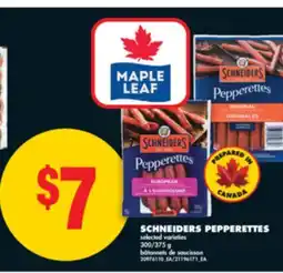 No Frills SCHNEIDERS PEPPERETTES, 300/375 G offer