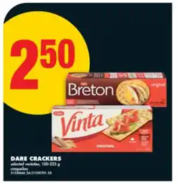 No Frills DARE CRACKERS, 100-225 g offer