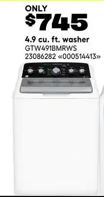 RONA GE 4.9 cu. ft. washer offer