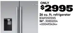 RONA 26 cu. ft. refrigerator offer