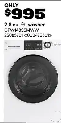 RONA GE 2.8 cu. ft. washer offer