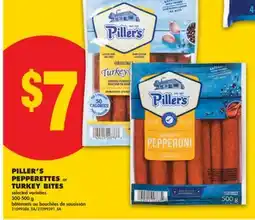 No Frills PILLER'S PEPPERETTES or TURKEY BITES, 300-500 g offer