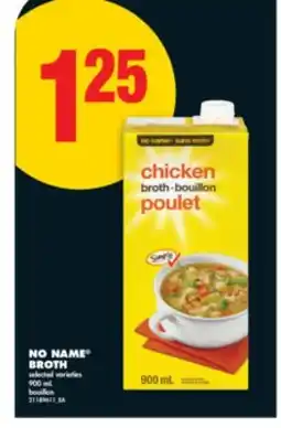 No Frills NO NAME BROTH, 900 mL offer