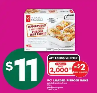 No Frills PC LOADED PIEROGI BAKE, 770 g offer