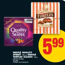 No Frills NESTLÉ QUALITY STREET, 148 G OR NESTLÉ TURTLES CLASSIC, 150 G offer