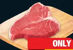 No Frills T-BONE or WING STEAK offer
