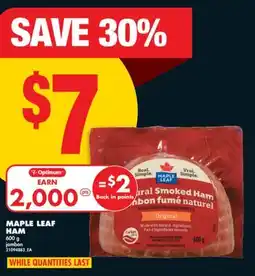 No Frills MAPLE LEAF HAM, 600 g offer