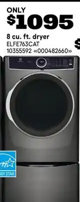 RONA Electrolux 8 cu. ft. dryer offer