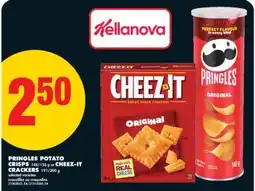 No Frills PRINGLES POTATO CRISPS 148/156 g or CHEEZ-IT CRACKERS 191/200 g offer